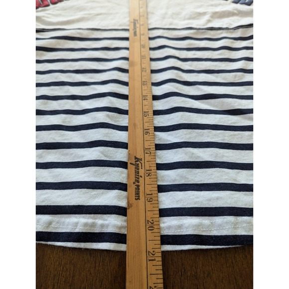 Walt Disney World Spirit Jersey Size Large Kids L White Blue Red Stripe T-shirt - Picture 11 of 11